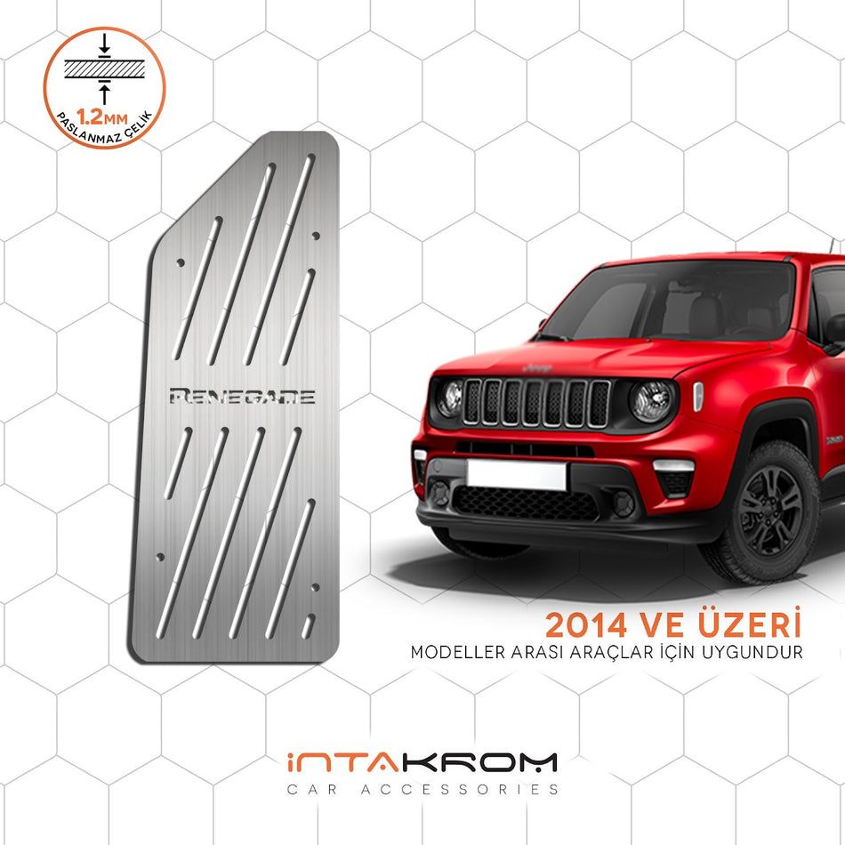 Jeep Renegade Krom Ayak Dinlendirme Pedalı - 2014 ve Üzeri