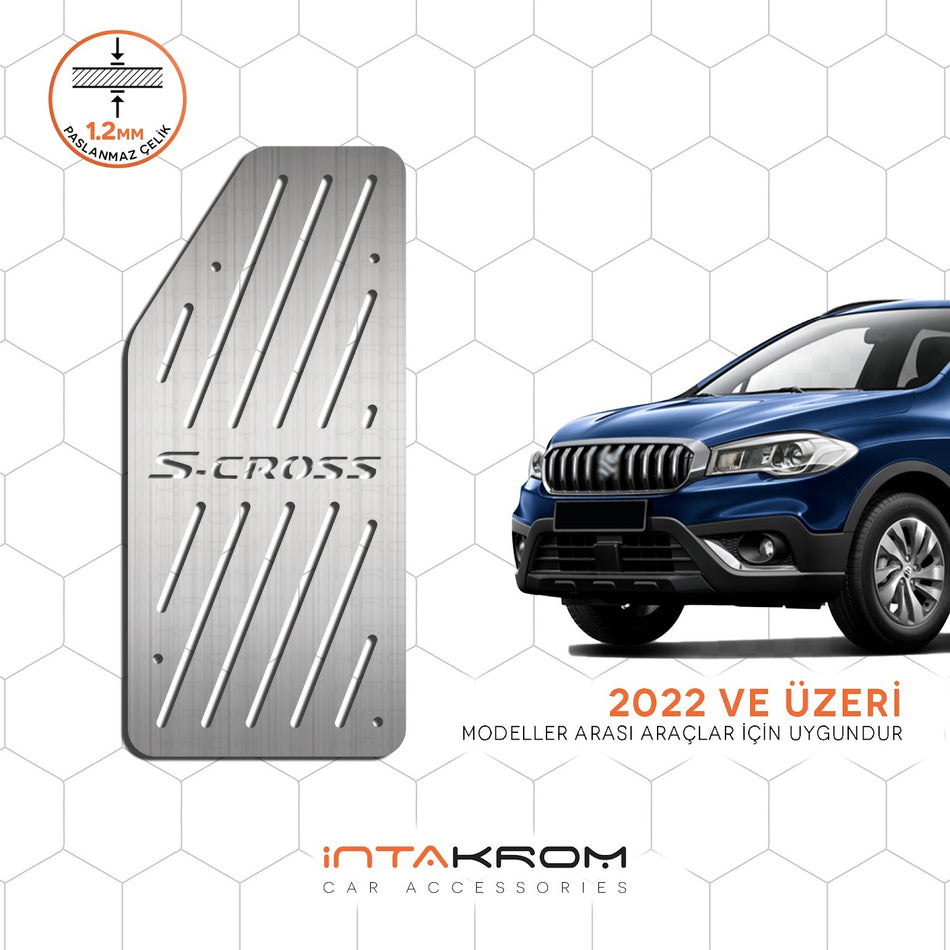 Suzuki S-Cross Krom Ayak Dinlendirme Pedalı 2022 ve Üzeri