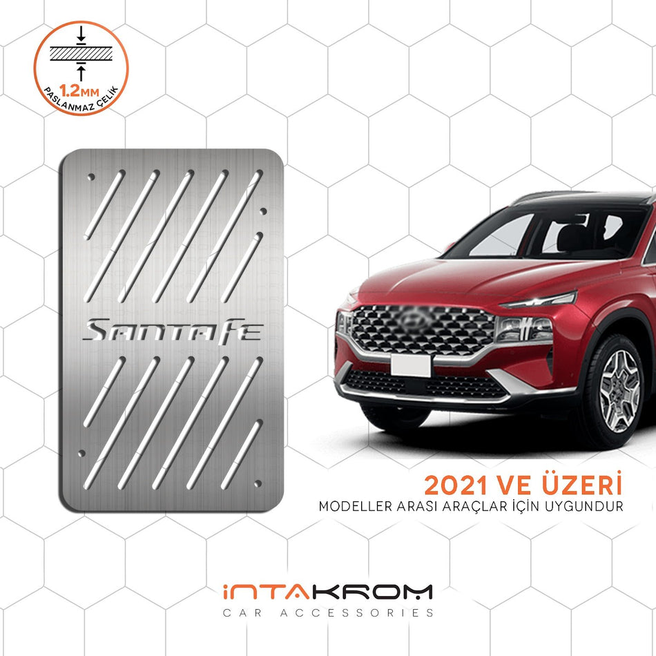 Hyundai Santa Fe Krom Ayak Dinlendirme Pedalı - 2021 ve Üzeri