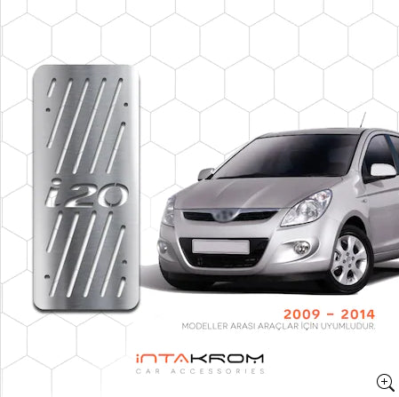 Hyundai i20 Krom Ayak Dinlendirme Pedalı 2009 - 2014