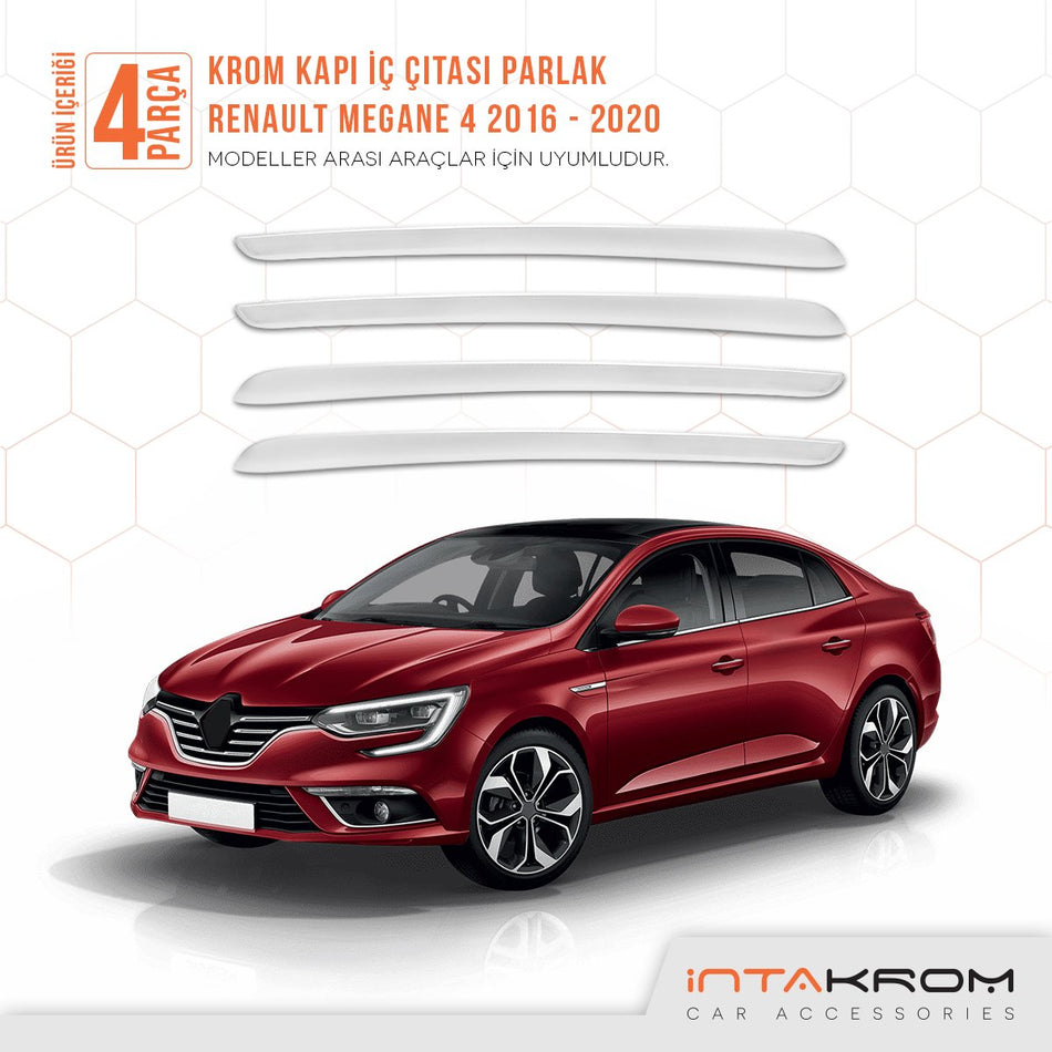 Renault Megane 4 Krom Torpido Çıtası 2016 - 2022
