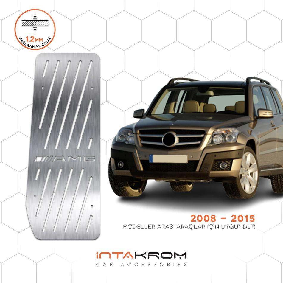 Mercedes GLK Class Amg Krom Ayak Dinlendirme Pedalı - 2008-2015