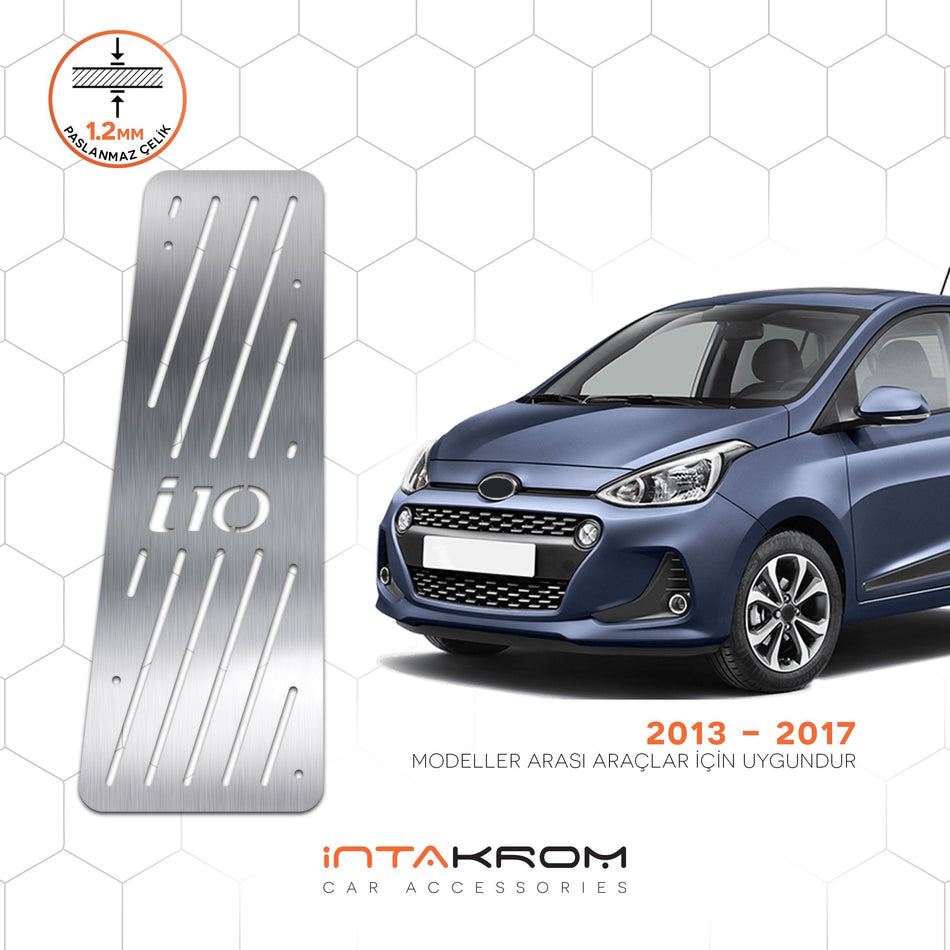 Hyundai İ10 Krom Ayak Dinlendirme Pedalı 2013 - 2017