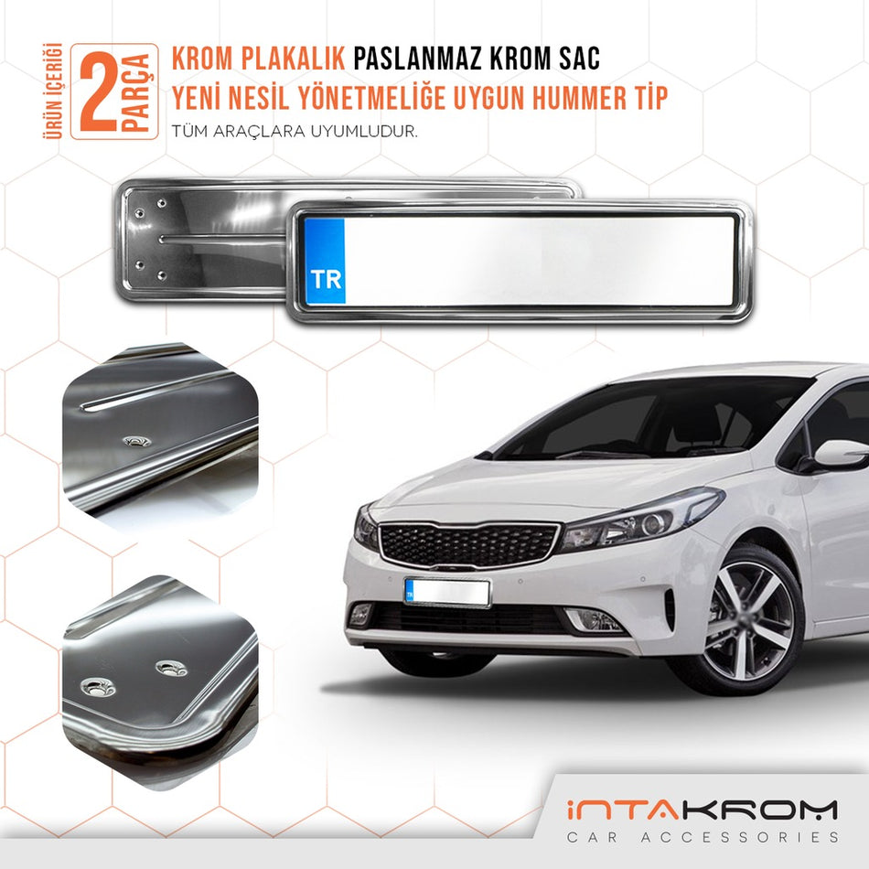 Kia Cerato Krom Plakalık - Hummer Tip 2 Adet