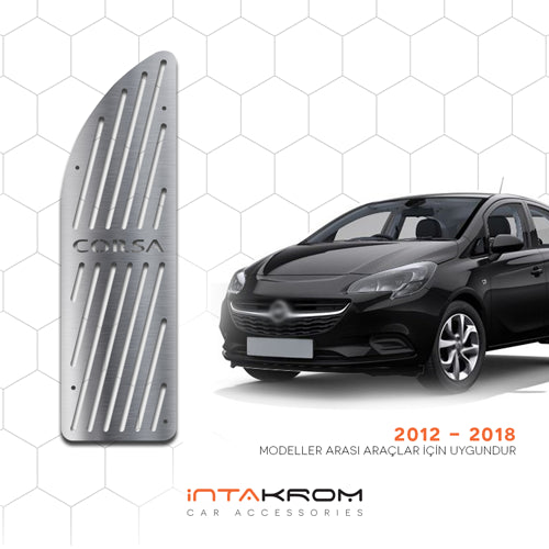 Opel Corsa Krom Ayak Dinlendirme Pedalı - 2015 - 2019