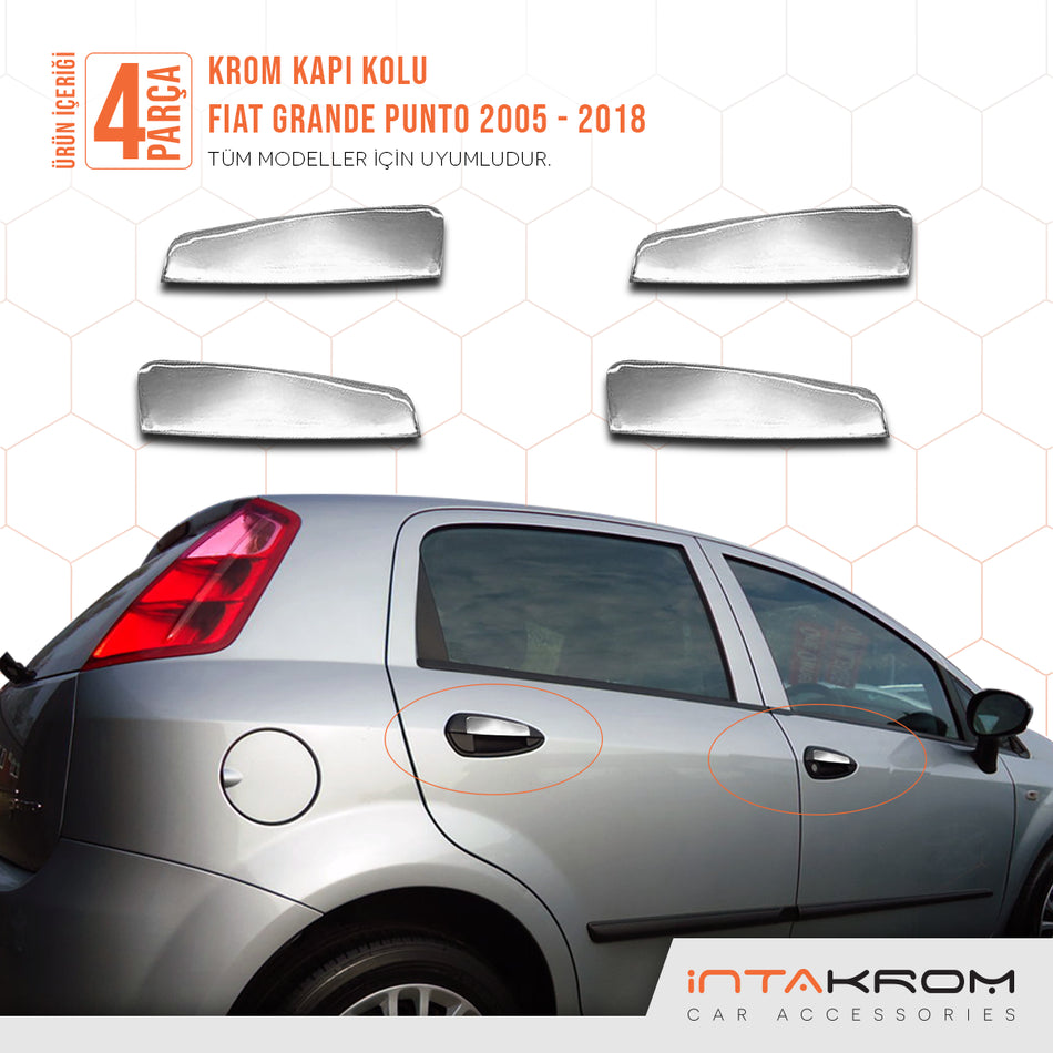 Fiat Grande Punto Kapı Kolu İç 4 parça 2005 ve Üzeri