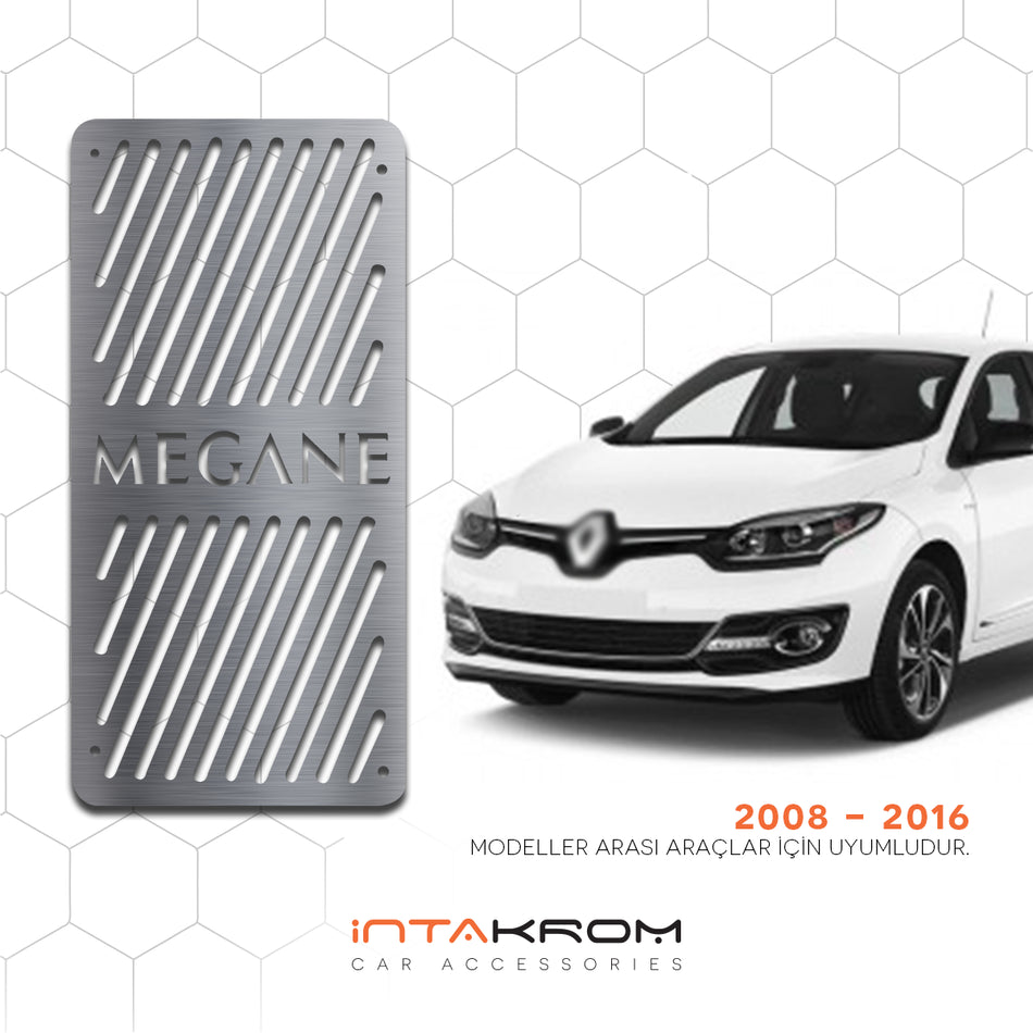 Renault Megane 3 Krom Ayak Dinlendirme Pedalı 2008 - 2016