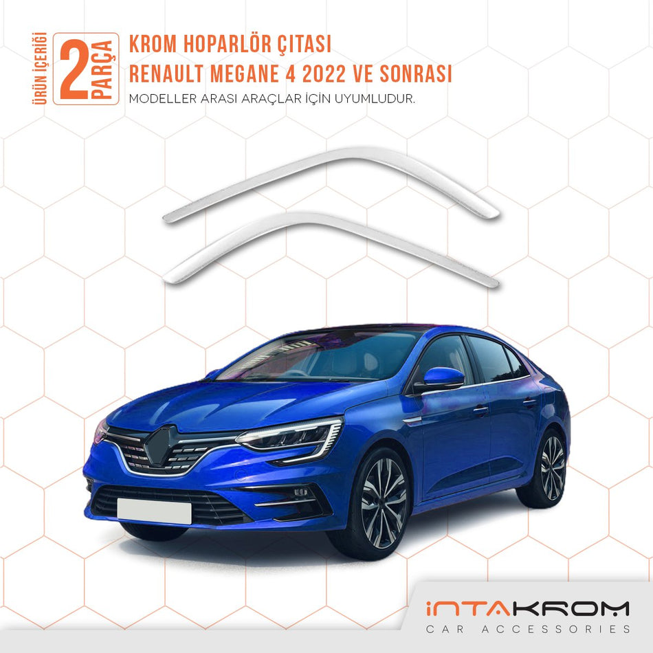Renault Megane 4 Krom Hoparlör Çıtası 2 Parça 2022 ve Üzeri (YENİ) HB-SD