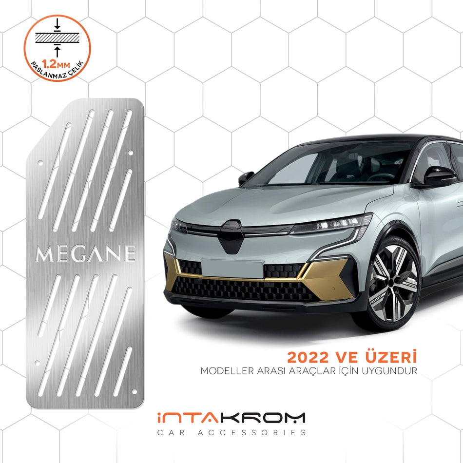 Renault Megane E-Tech Krom Ayak Dinlendirme Pedalı 2022 ve Üzeri