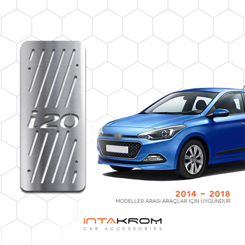 Hyundai i20 Krom Ayak Dinlendirme Pedalı - 2014 - 2019