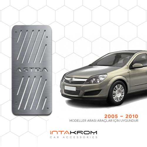 Opel Astra H Krom Ayak Dinlendirme Pedalı - 2005 -2012 HB - SD