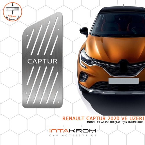 Renault Captur Krom Ayak Dinlendirme Pedalı 2020 Ve Üzeri