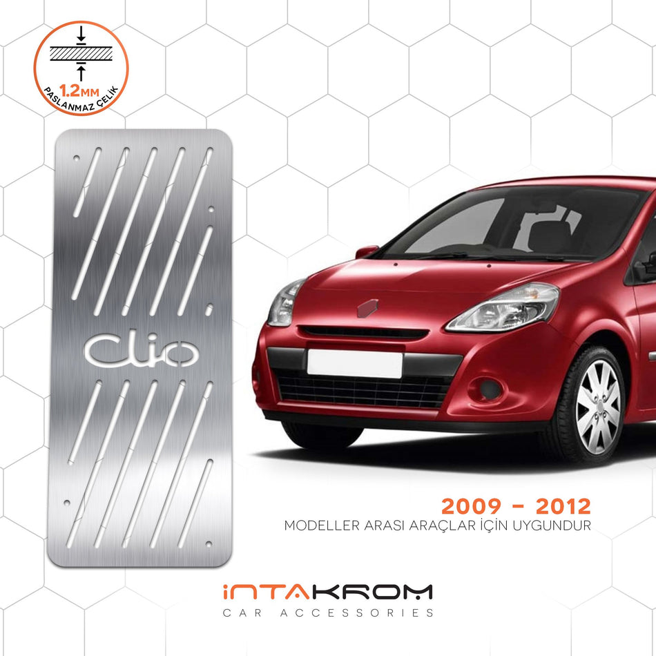 Renault Clio III Krom Ayak Dinlendirme Pedalı 2009 - 2012