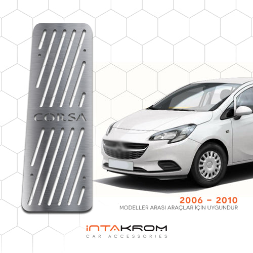 Opel Corsa Krom Ayak Dinlendirme Pedalı 2006 -2010