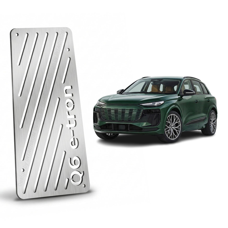 Audi Q6 E-Tron 2024 Uyumlu Krom Ayak Dinlendirme Pedalı
