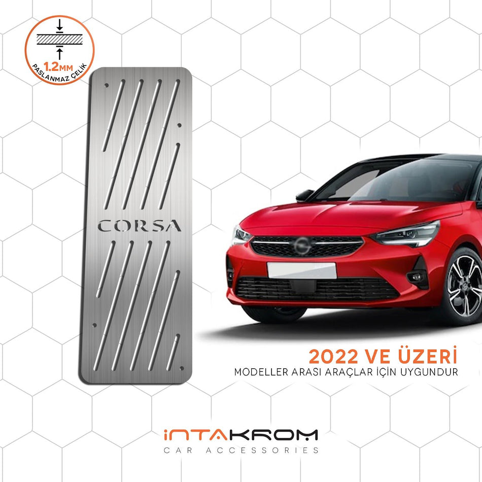 Opel Corsa Krom Ayak Dinlendirme Pedalı 2022 ve Üzeri