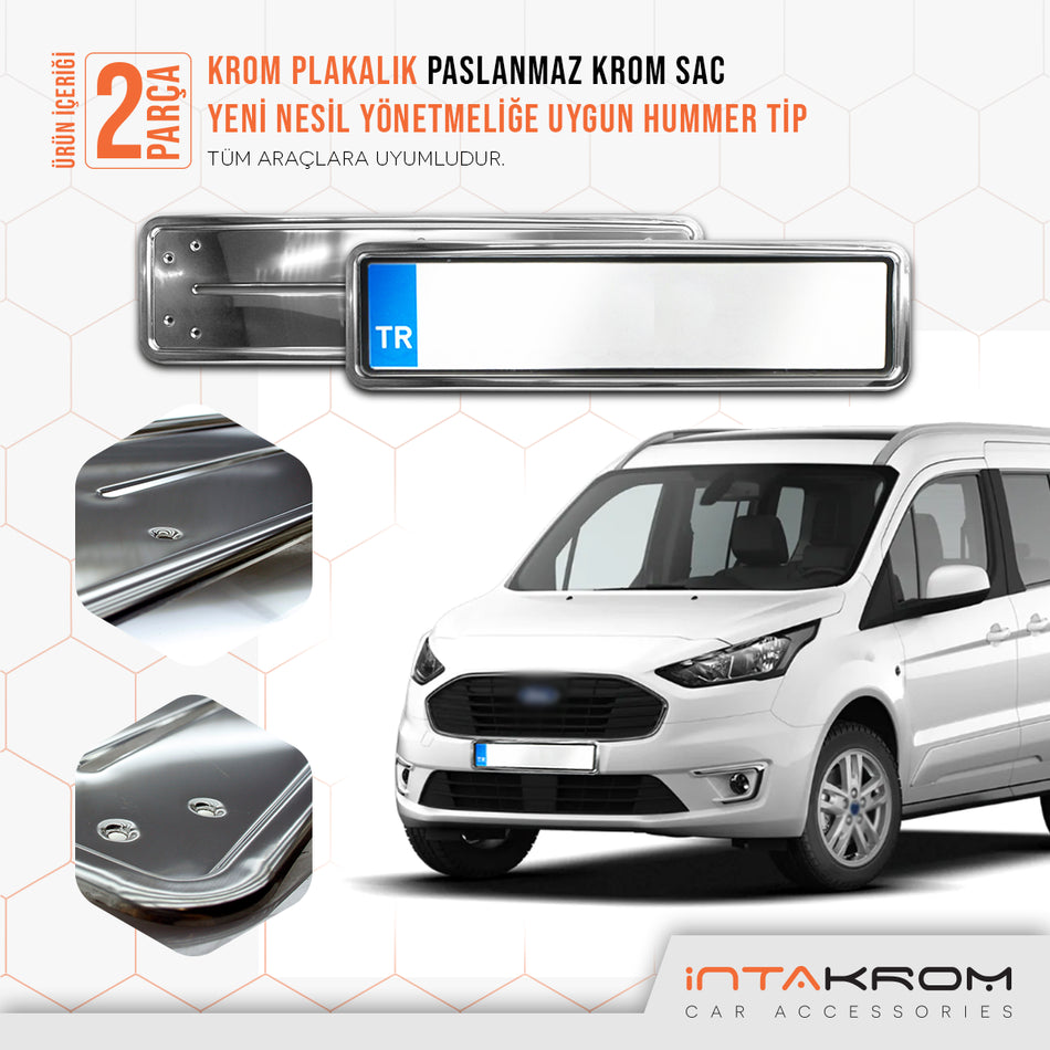 Ford Transit Krom Plakalık - Hummer Tip 2 Adet