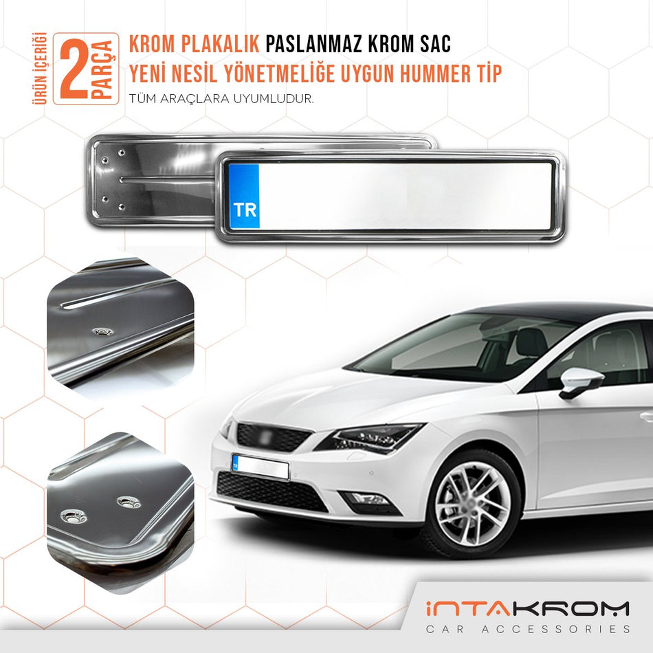 Seat Leon Krom Plakalık - Hummer Tip 2 Adet