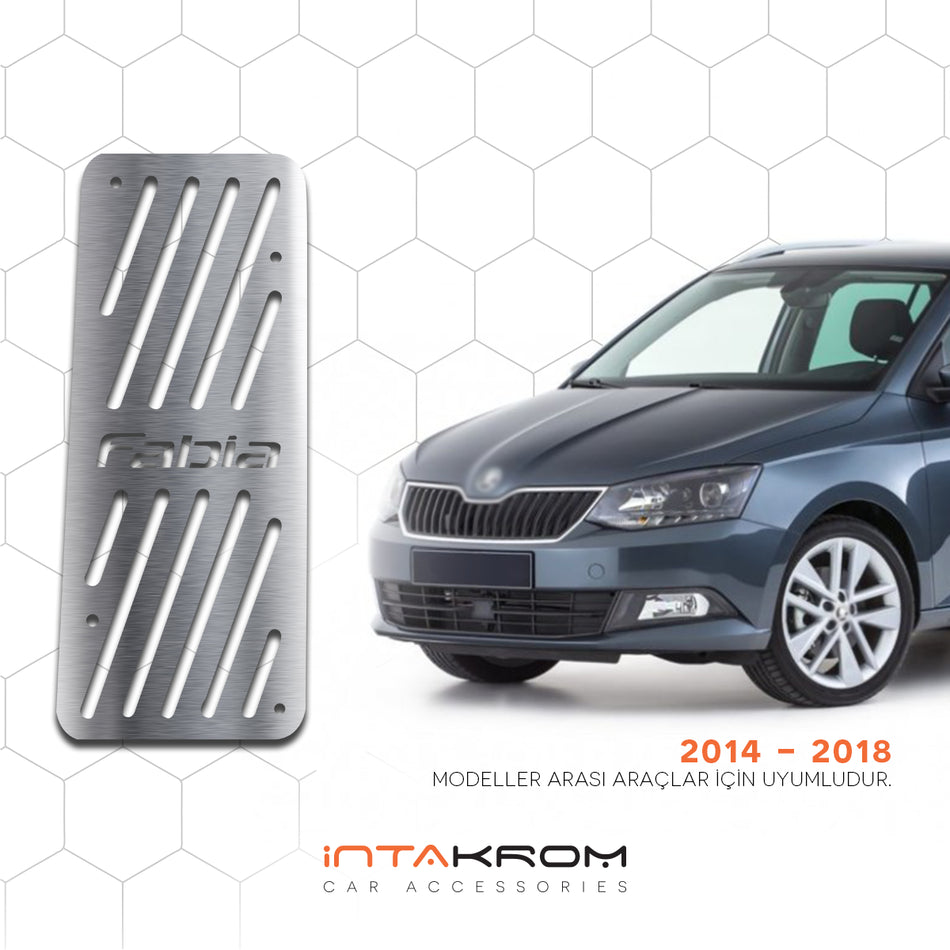 Skoda Fabia Krom Ayak Dinlendirme Pedalı - 2014 - 2019