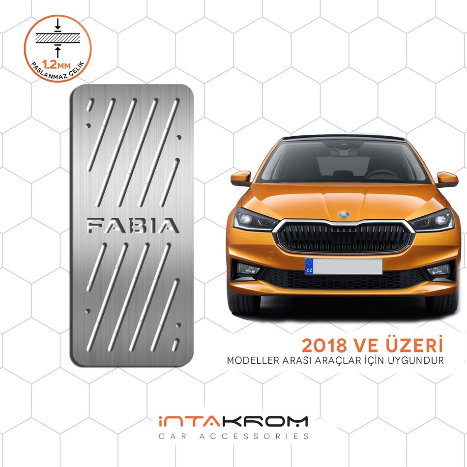 Skoda Fabia Krom Ayak Dinlendirme Pedalı - 2018 ve Üzeri