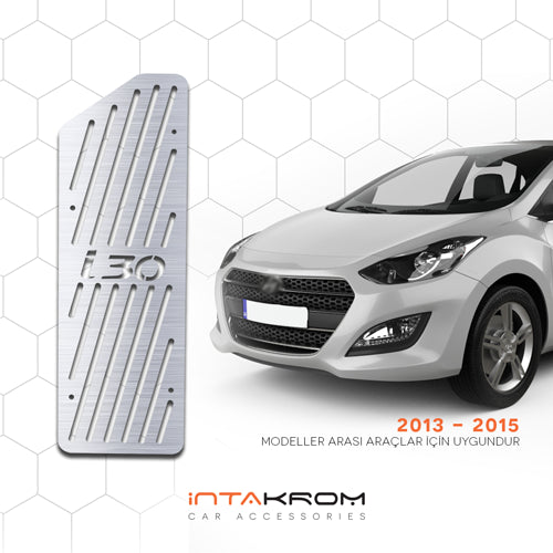 Hyundai i30 Krom Ayak Dinlendirme Pedalı - 2013 - 2015