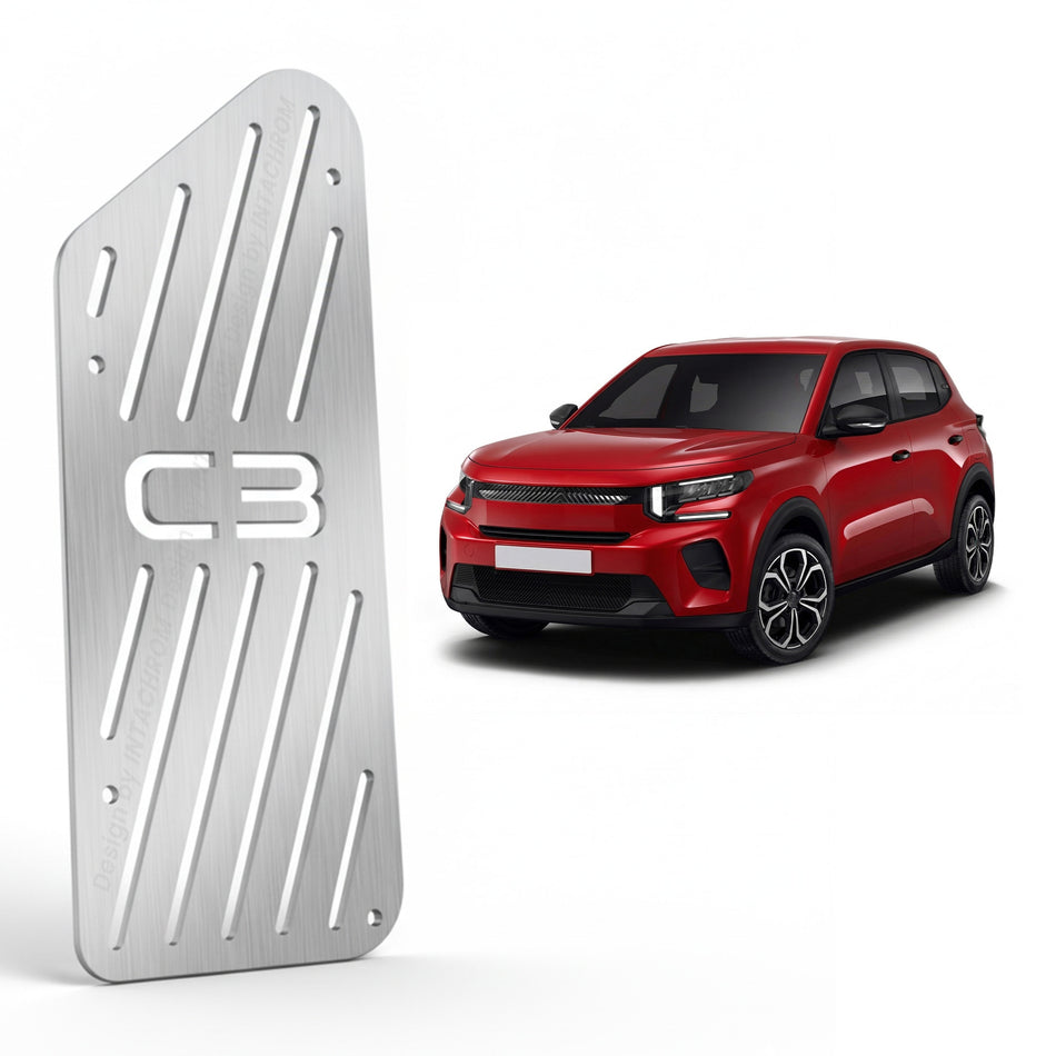 Citroen C3 2024-2026 CC21 Uyumlu Krom Ayak Dinlendirme Pedalı