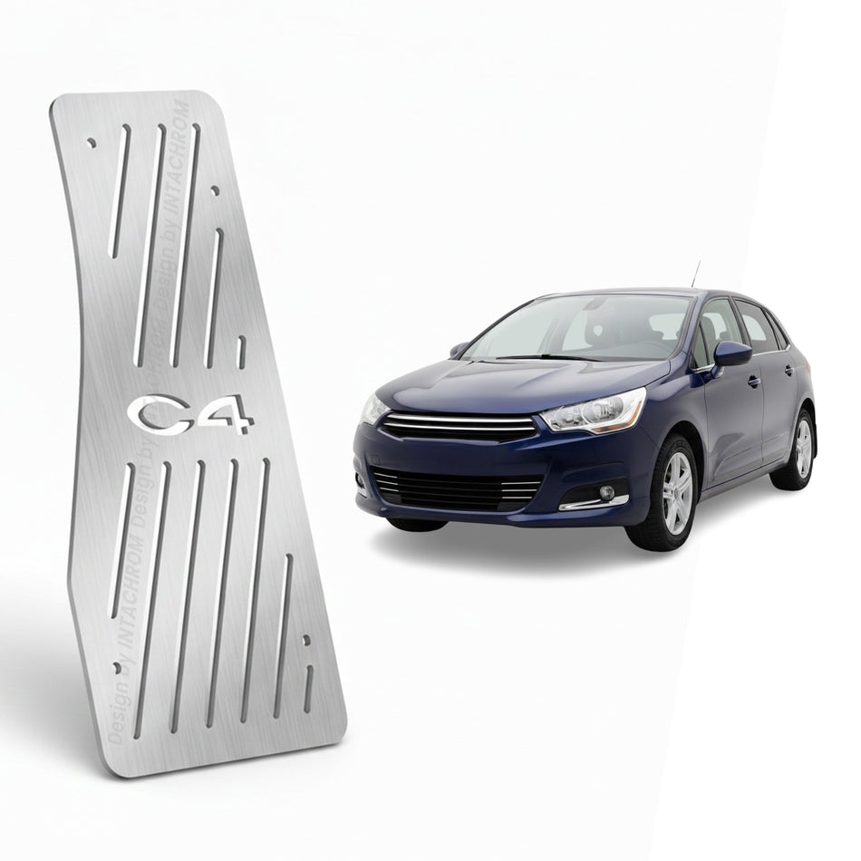 Citroen C4 2010-2020 B7 Uyumlu Krom Ayak Dinlendirme Pedalı