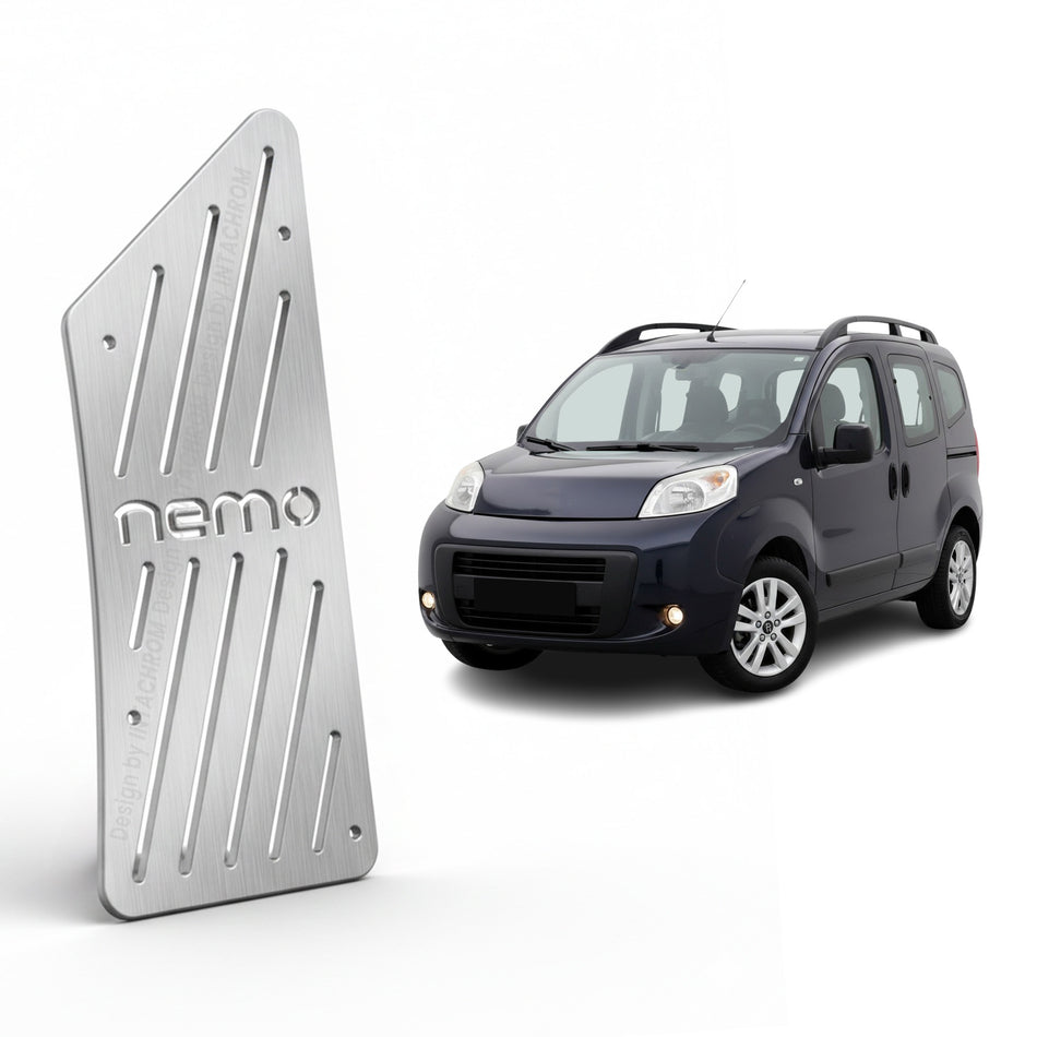 Citroen Nemo 2007-2024 225 Uyumlu Krom Ayak Dinlendirme Pedalı