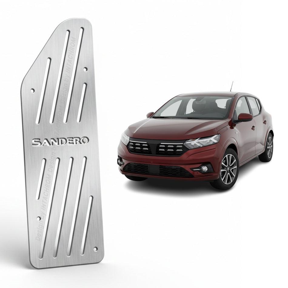 Dacia Sandero 2020-2026 Uyumlu Krom Ayak Dinlendirme Pedalı
