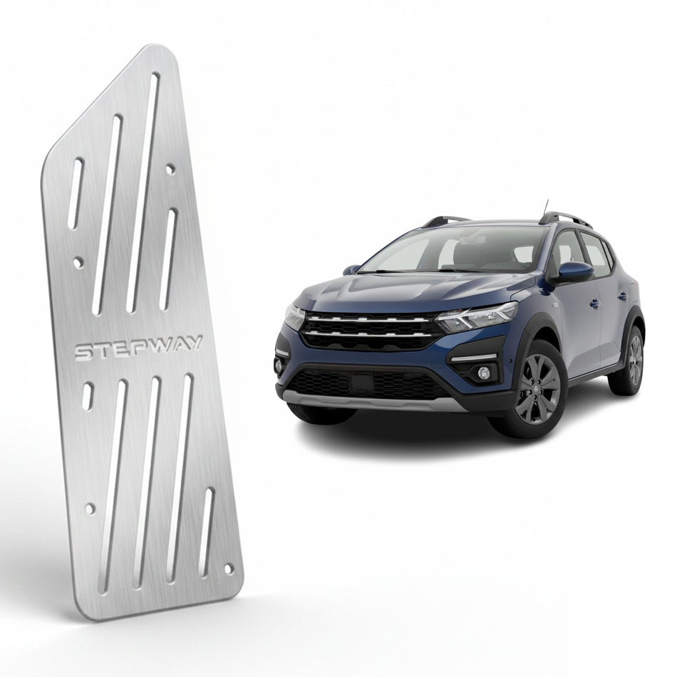 Dacia Stepway 2021-2026 Uyumlu Krom Ayak Dinlendirme Pedalı
