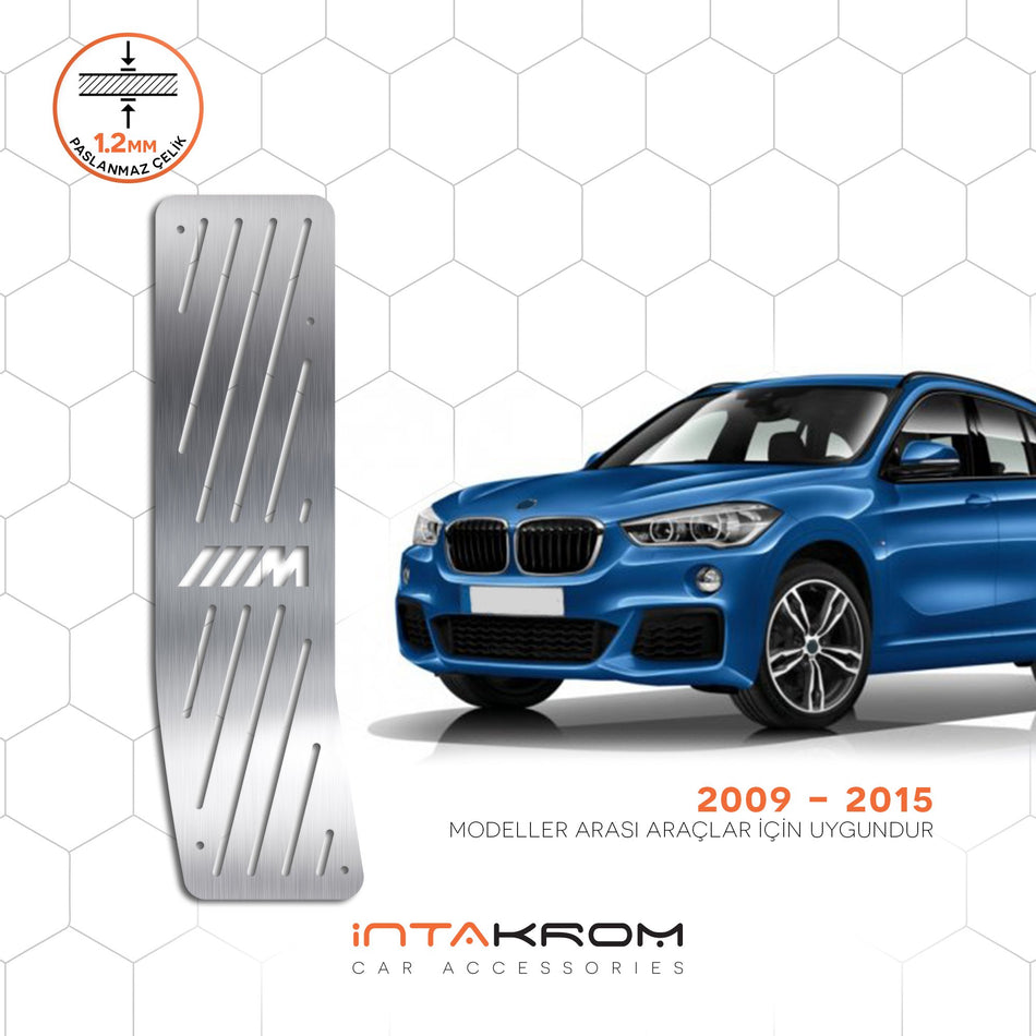 BMW X1 E84 Seri Krom Ayak Dinlendirme Pedalı 2009 - 2015