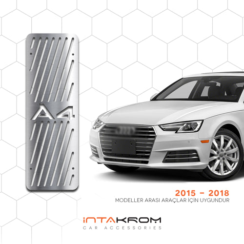 Audi A4 Krom Ayak Dinlendirme Pedalı - 2015 - 2018