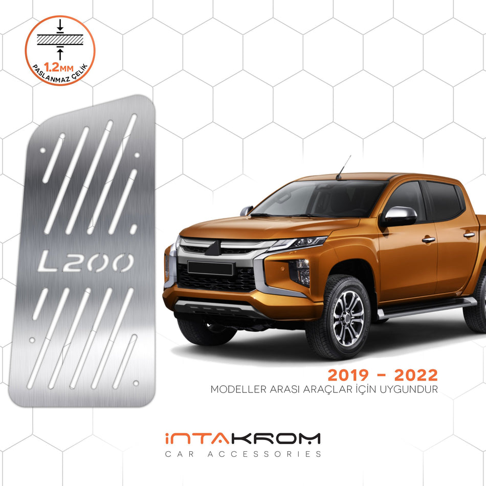 Mitsubishi L200 Krom Ayak Dinlendirme Pedalı 2019 - 2022