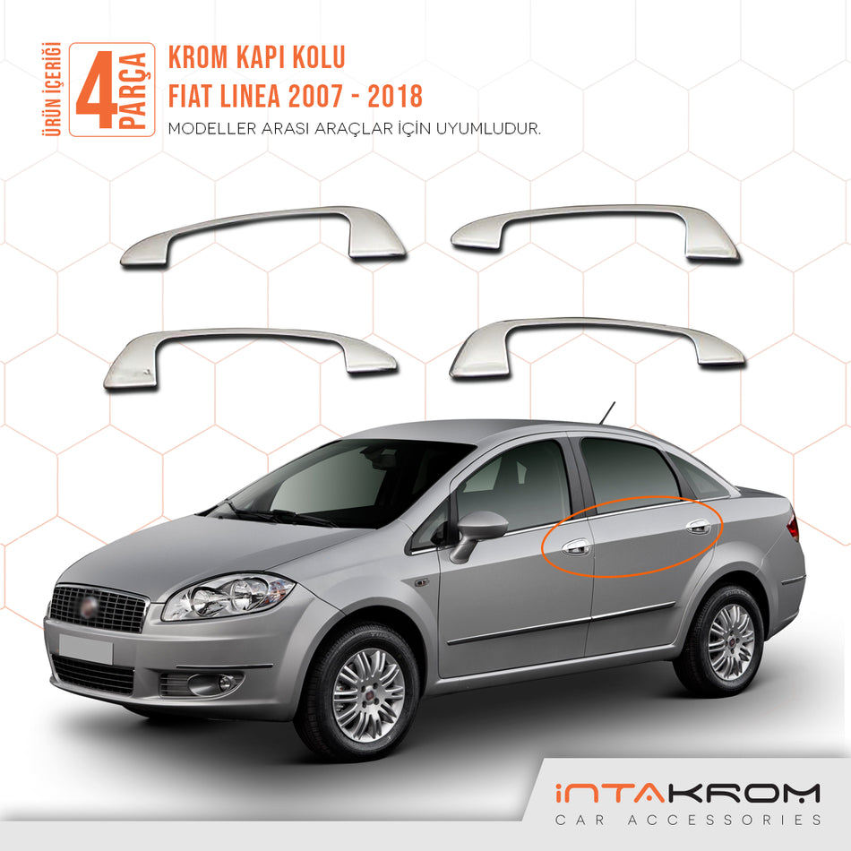 Fiat Linea Krom Kapı Kolu Dış 4 Kapı 2007 ve Sonrası