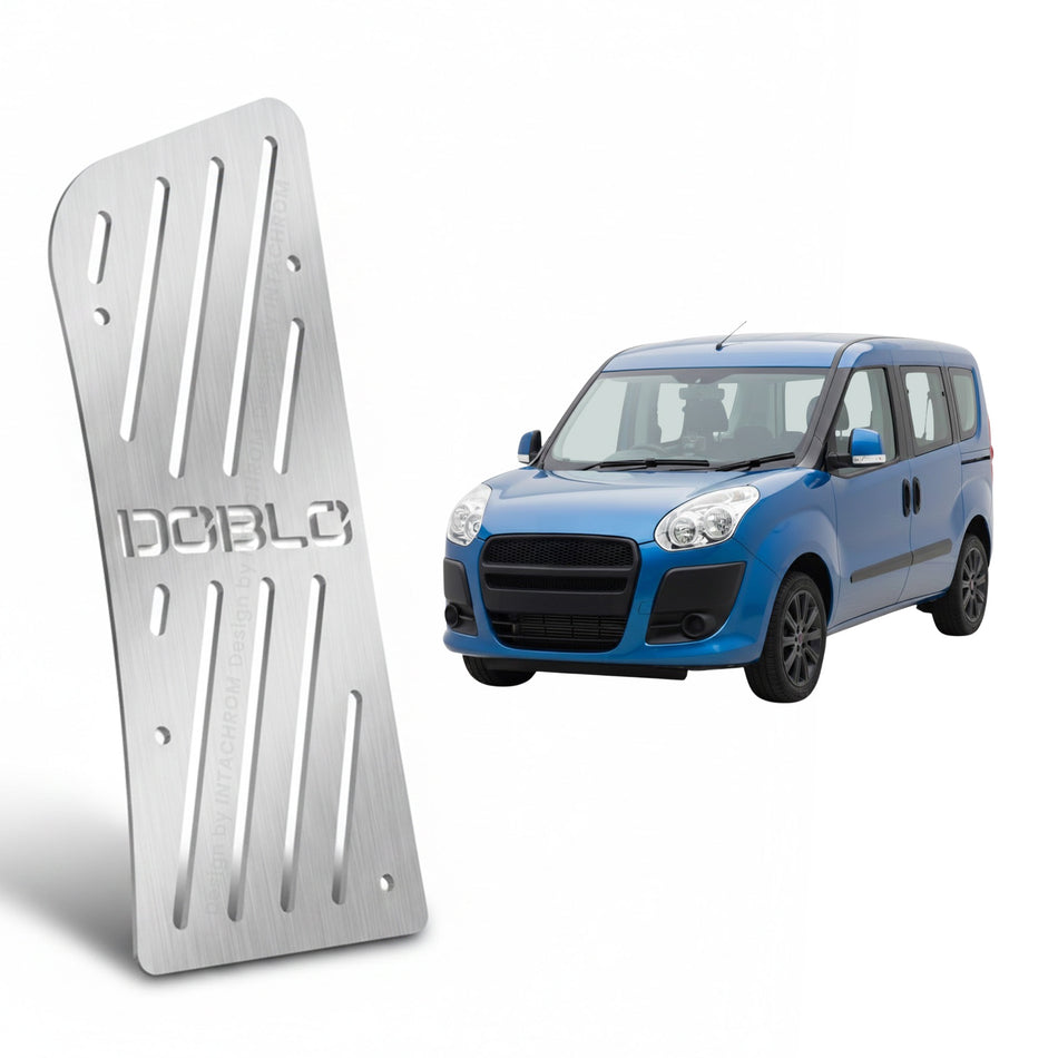 Fiat Doblo 2010-2022 Uyumlu Krom Ayak Dinlendirme Pedalı