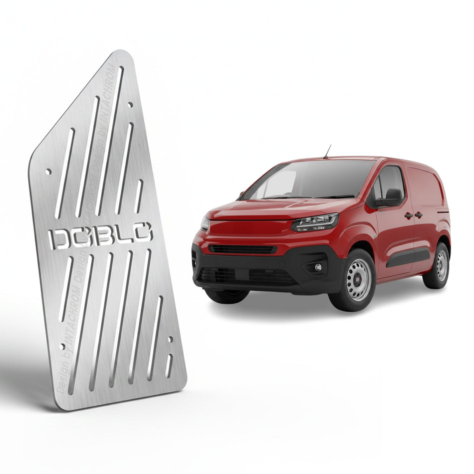 Fiat Doblo 2022-2026 Uyumlu Krom Ayak Dinlendirme Pedalı