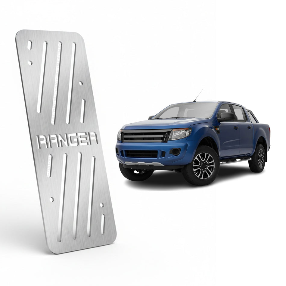 Ford Ranger 2011-2021 P375 Uyumlu Krom Ayak Dinlendirme Pedalı
