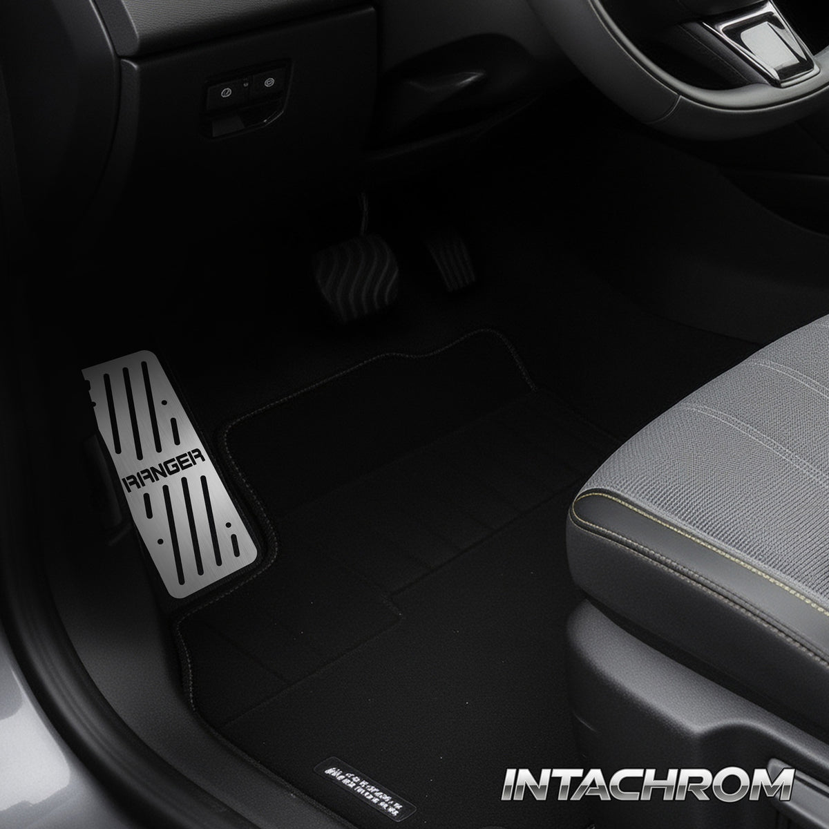 Ford Ranger P375 Ford Ranger 2011-2021 P375 Uyumlu Krom Ayak Dinlendirme Pedalı – intakrom