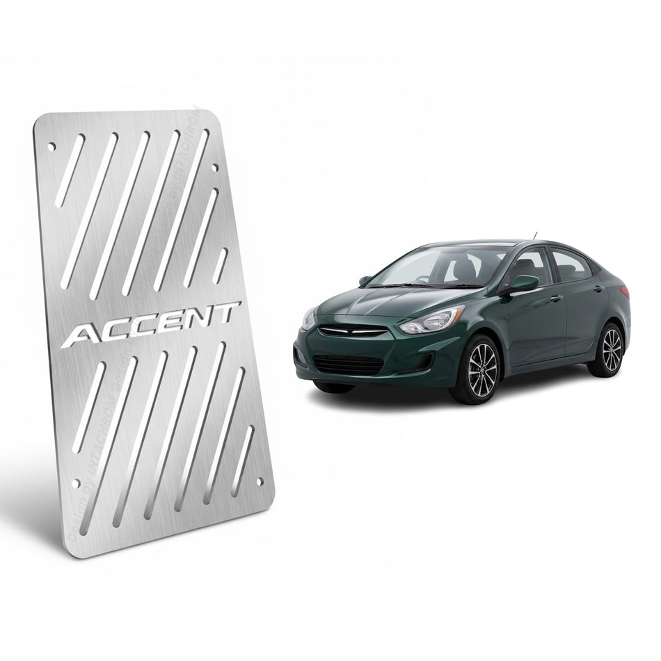 Hyundai Accent 2011-2018 RB-RC Uyumlu Krom Ayak Dinlendirme Pedalı
