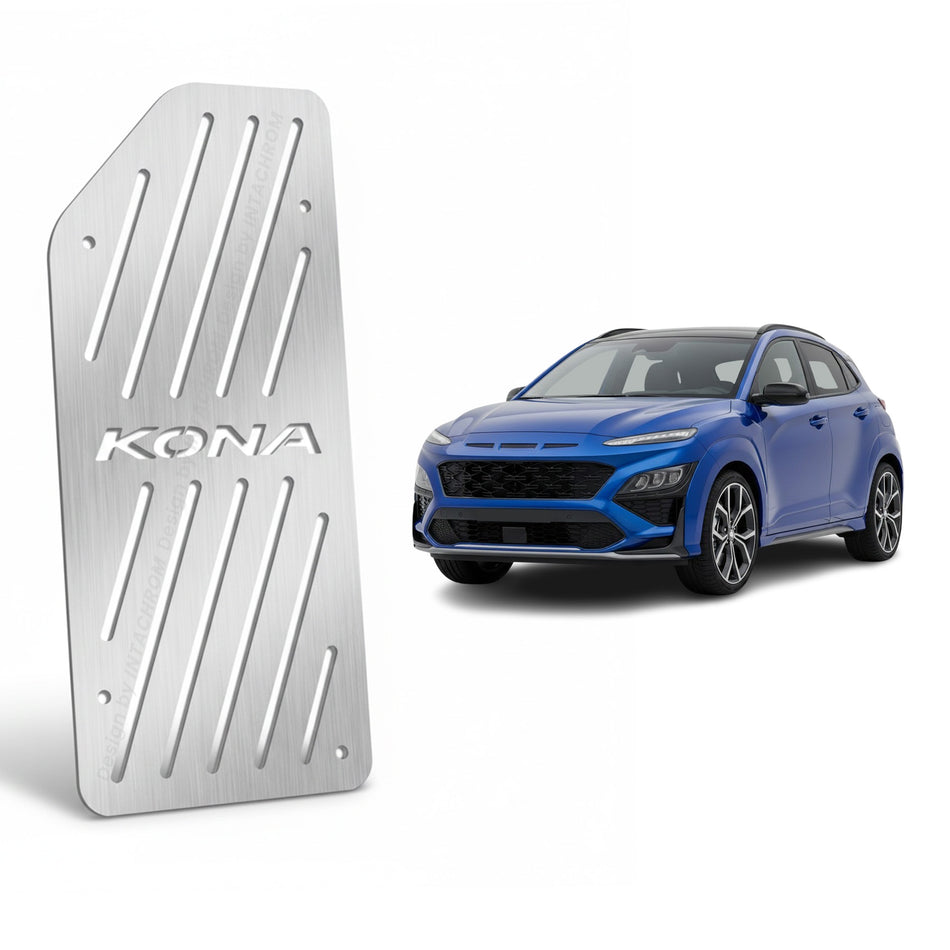 Hyundai Kona Electric 2020-2026 SX2 Uyumlu Krom Ayak Dinlendirme Pedalı