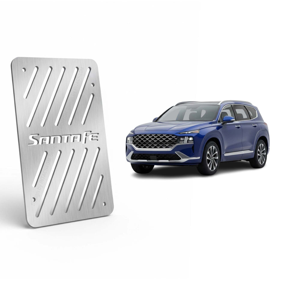 Hyundai Santa Fe 2019-2023 TM Uyumlu Krom Ayak Dinlendirme Pedalı