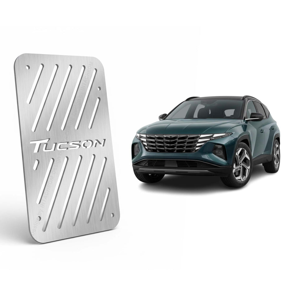 Hyundai Tucson 2020-2026 NX4 Uyumlu Krom Ayak Dinlendirme Pedalı