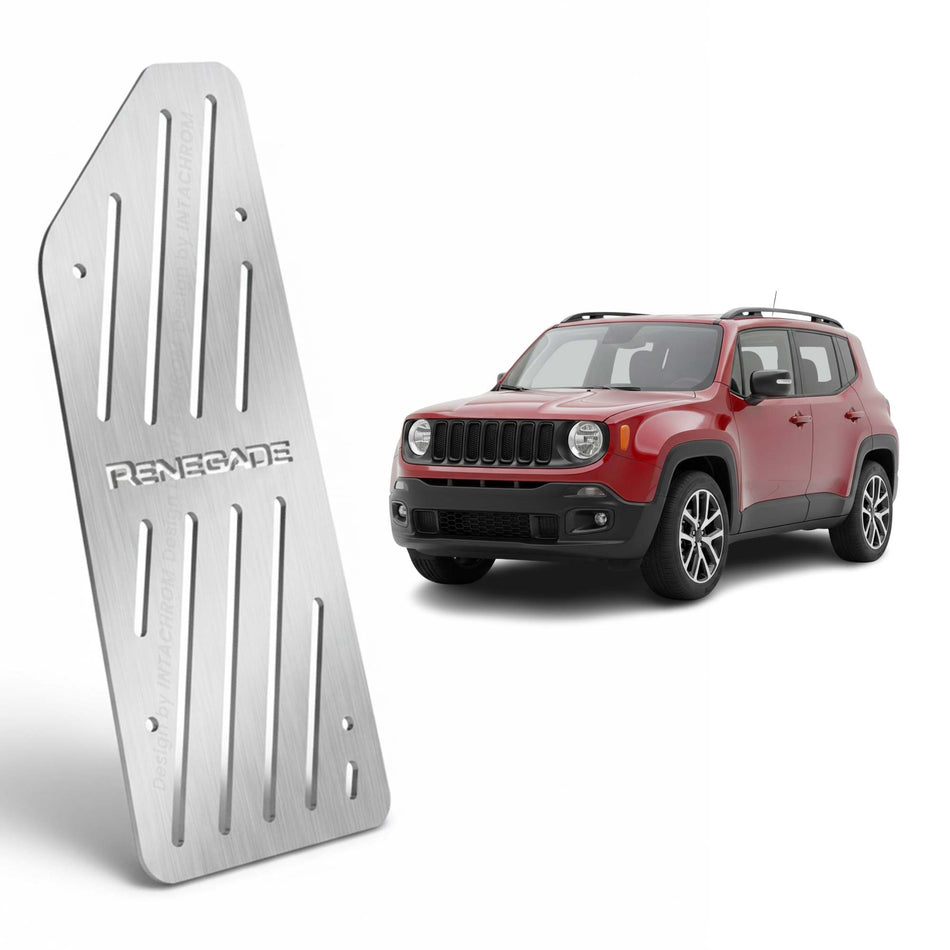 Jeep Renegade 2014-2025 Uyumlu Krom Ayak Dinlendirme Pedalı