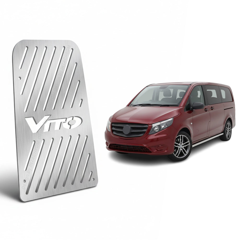 Mercedes Vito 2014-2025 W447 Uyumlu Krom Ayak Dinlendirme Pedalı