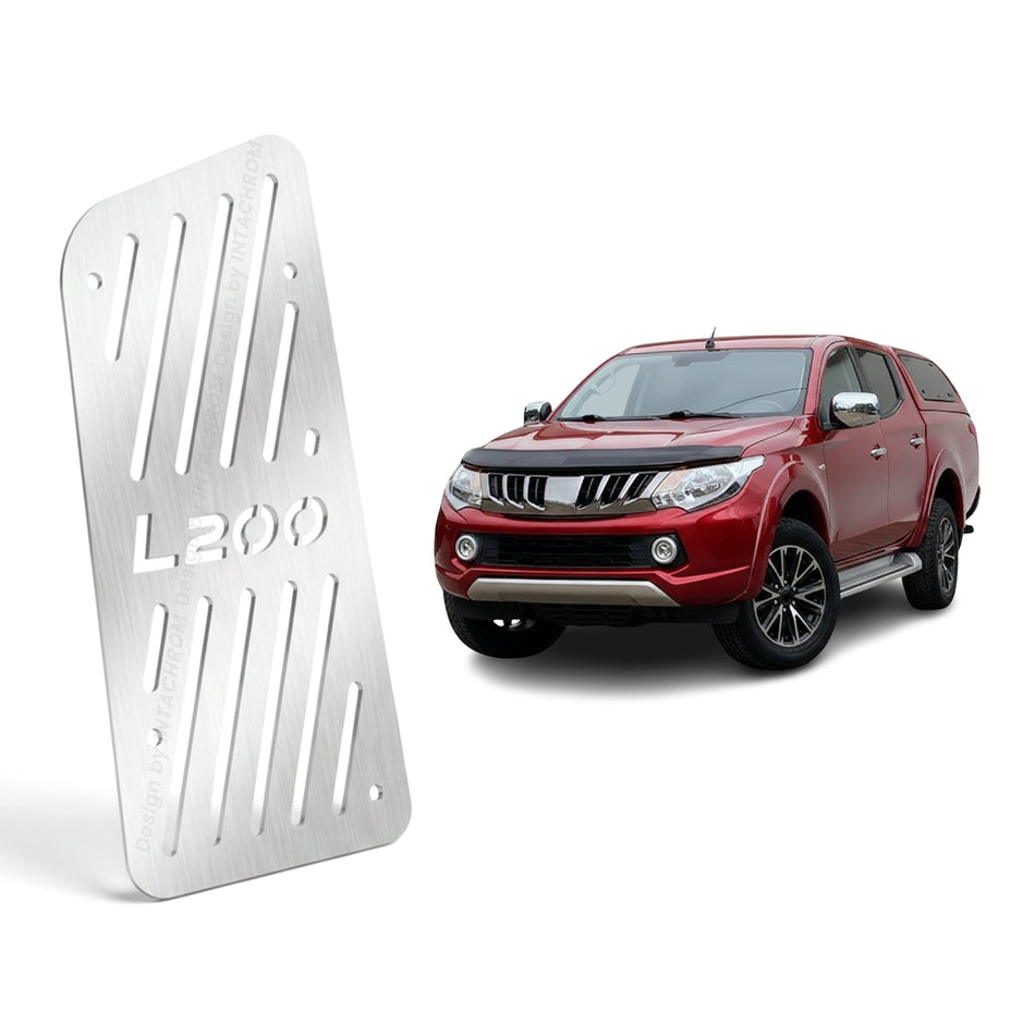 Mitsubishi L200 2014-2023 KJ-KK-KL Uyumlu Krom Ayak Dinlendirme Pedalı