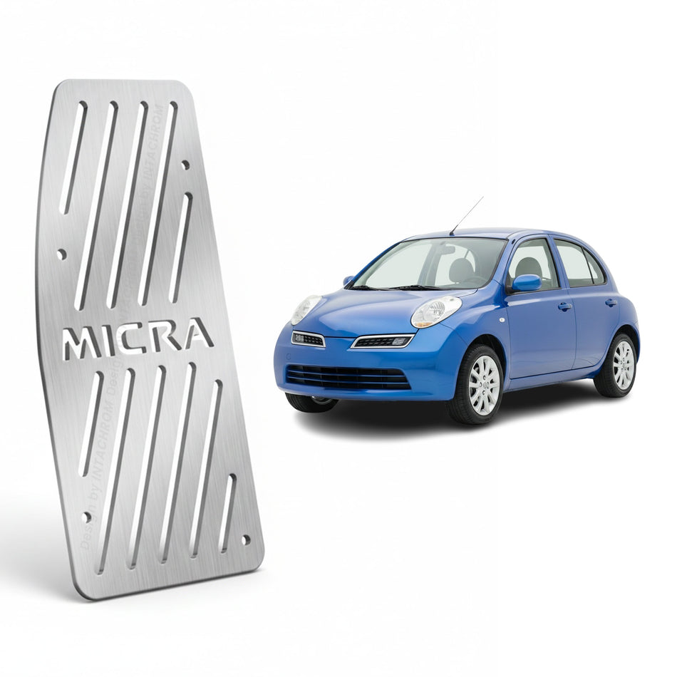 Nissan Micra 2002-2010 K12 Uyumlu Krom Ayak Dinlendirme Pedalı