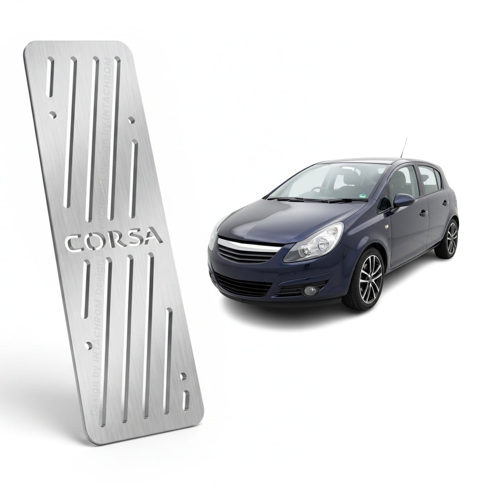 Opel Corsa D 2006-2014 S07 Uyumlu Krom Ayak Dinlendirme Pedalı