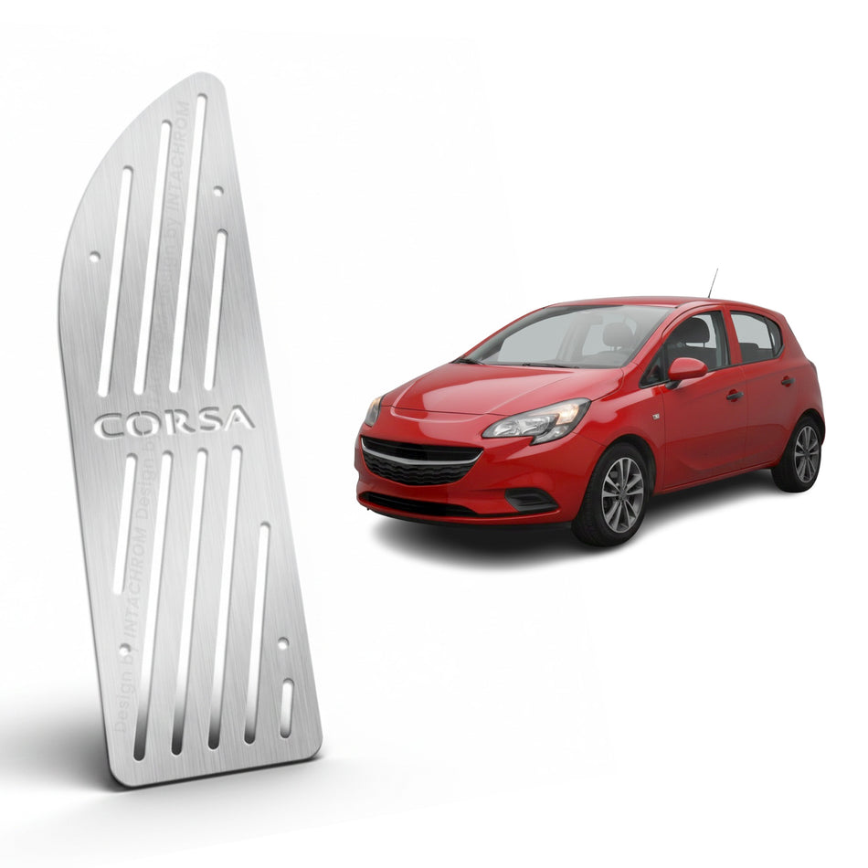 Opel Corsa E 2014-2019 X15 Uyumlu Krom Ayak Dinlendirme Pedalı