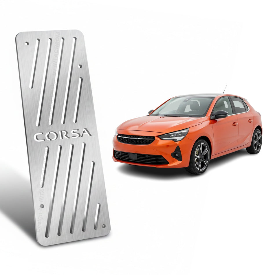 Opel Corsa F 2019-2025 P2JO Uyumlu Krom Ayak Dinlendirme Pedalı
