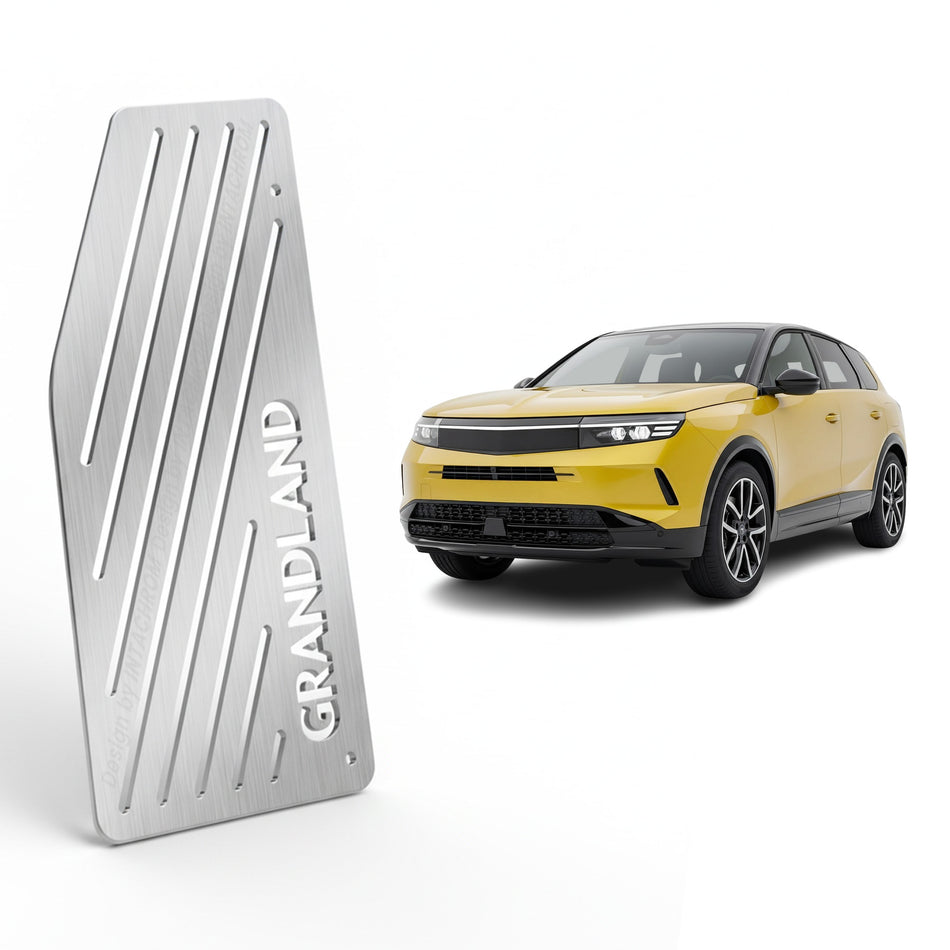 Opel Grandland 2024-2026 OV24 Uyumlu Krom Ayak Dinlendirme Pedalı